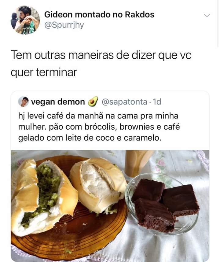 o cara quer terminar