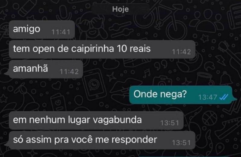 truque pra ela te responder