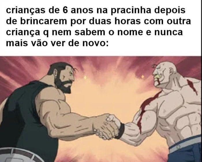 A criança se despedindo de talvez o seu melhor amigo da vida