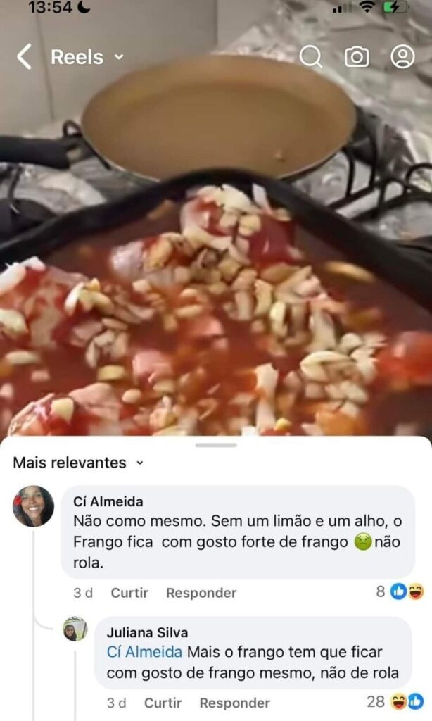 A moça quer algo com gosto de rol@