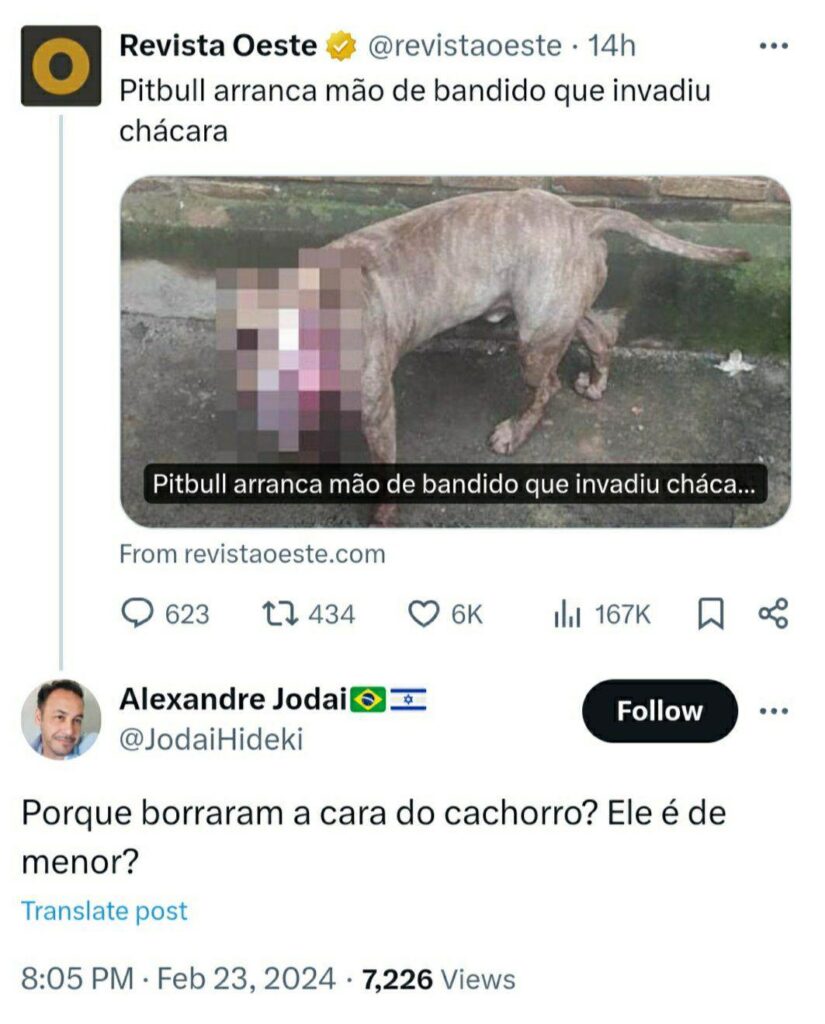 O Pitbull foi censurado