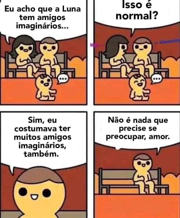 Eu costumava ter amigos imaginários