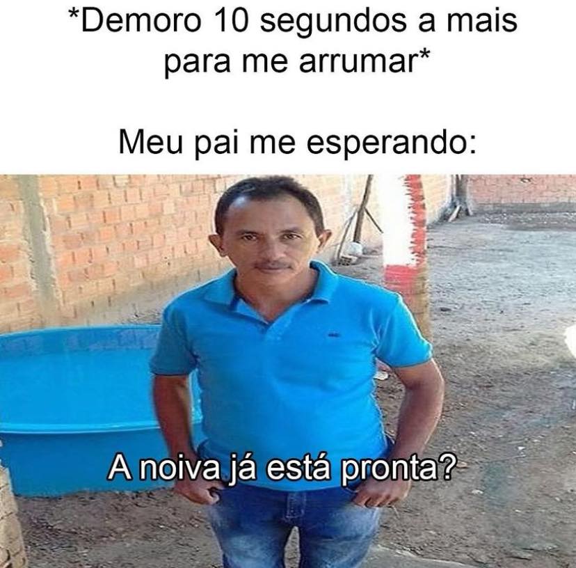 A noiva está pronta?