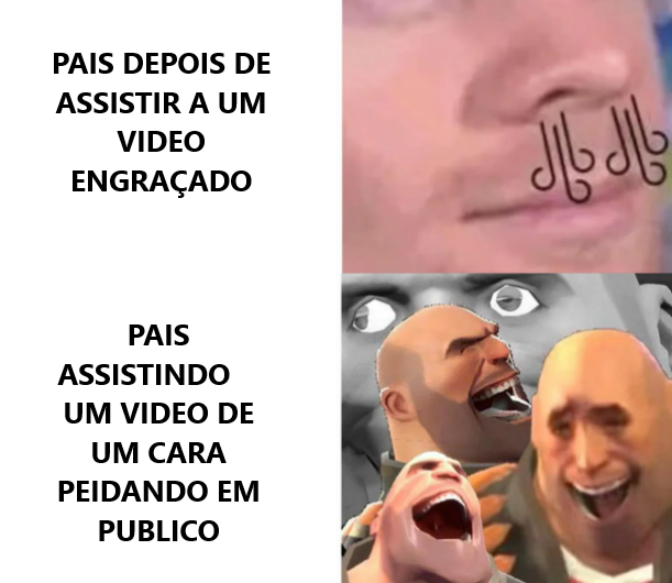 A régua de humor de pai