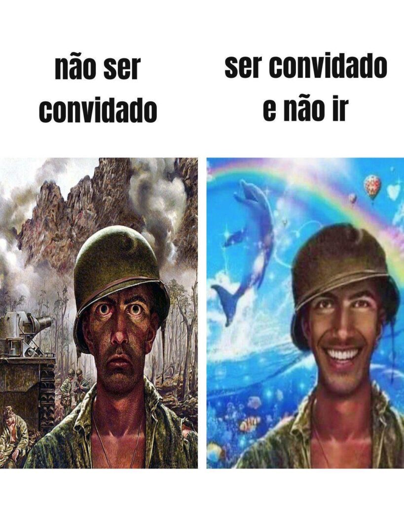 Não ser convidado dói