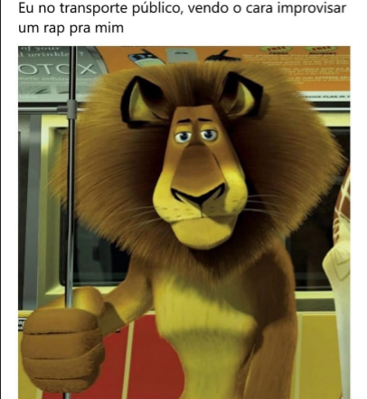 O cara fazendo um rap pra mim